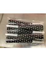 Black And White Polka Dot Party Blowers 5pk