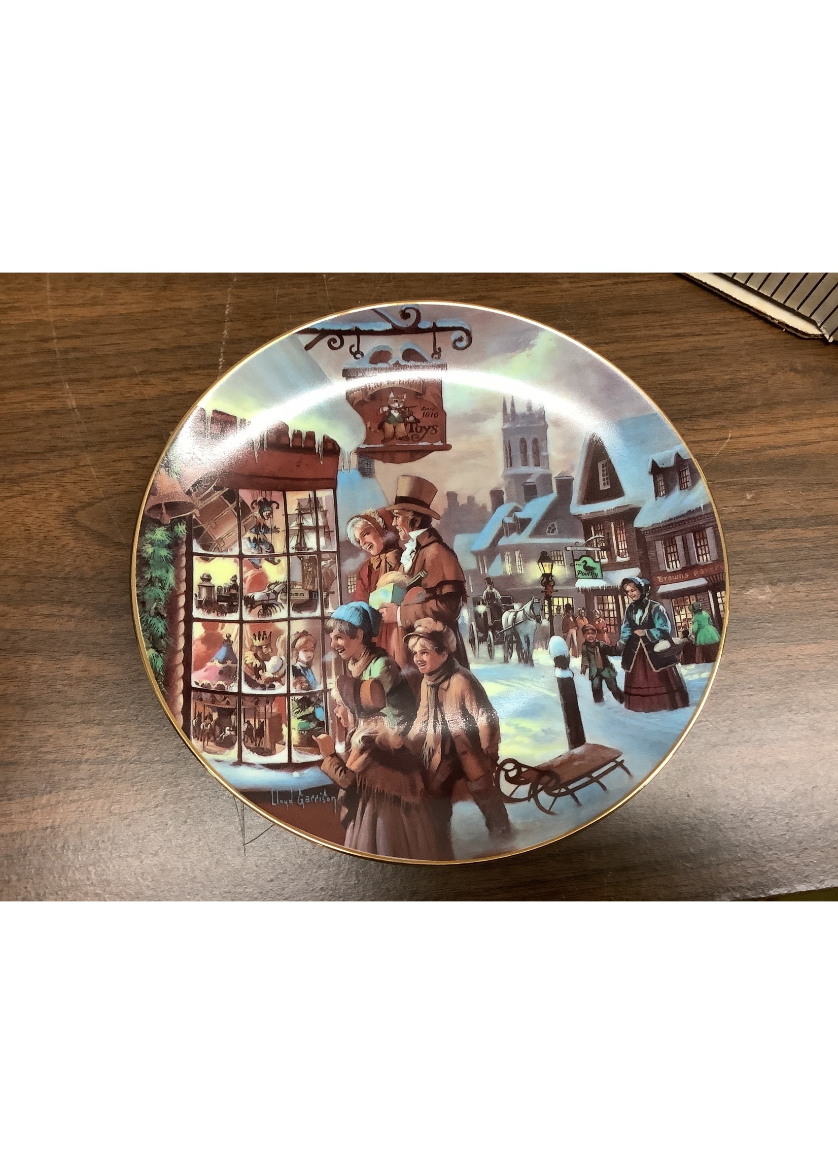 The Bradford Exchange Collectors Plate (1990) “The Toy Store” Bradex-No. 84-G20-2.4