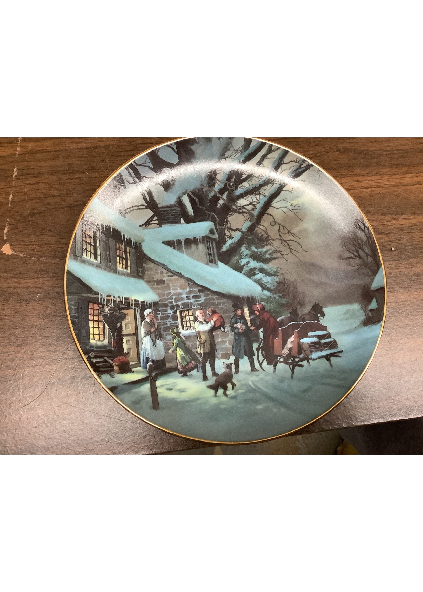 The Bradford Exchange Collectors Plate (1989) “ The Homecoming” Bradex-No. 84-G20-2.3