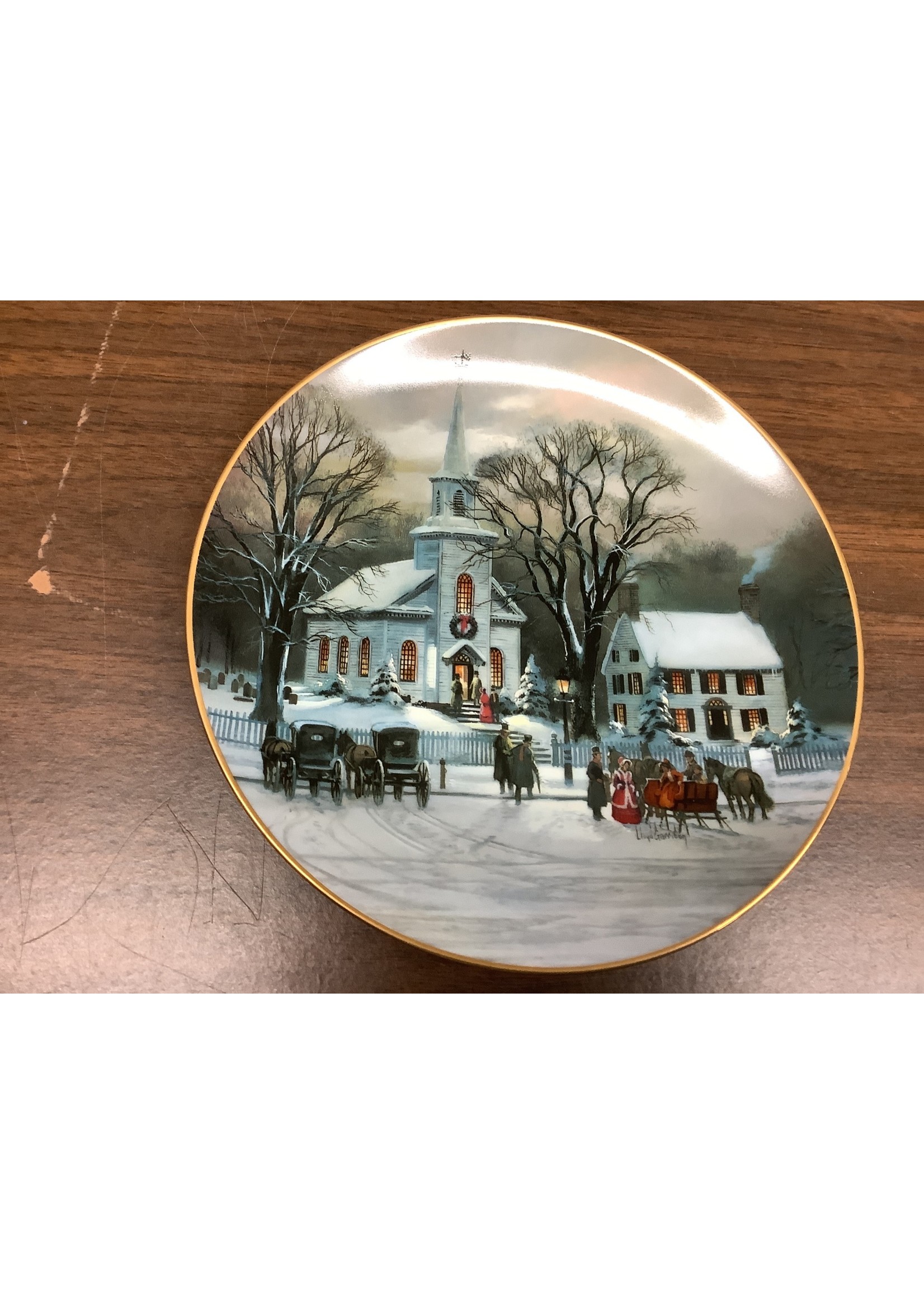 The Bradford Exchange Collectors Plate (1994) “The Gathering of Faith” Bradex-No. 84-G20-2.8