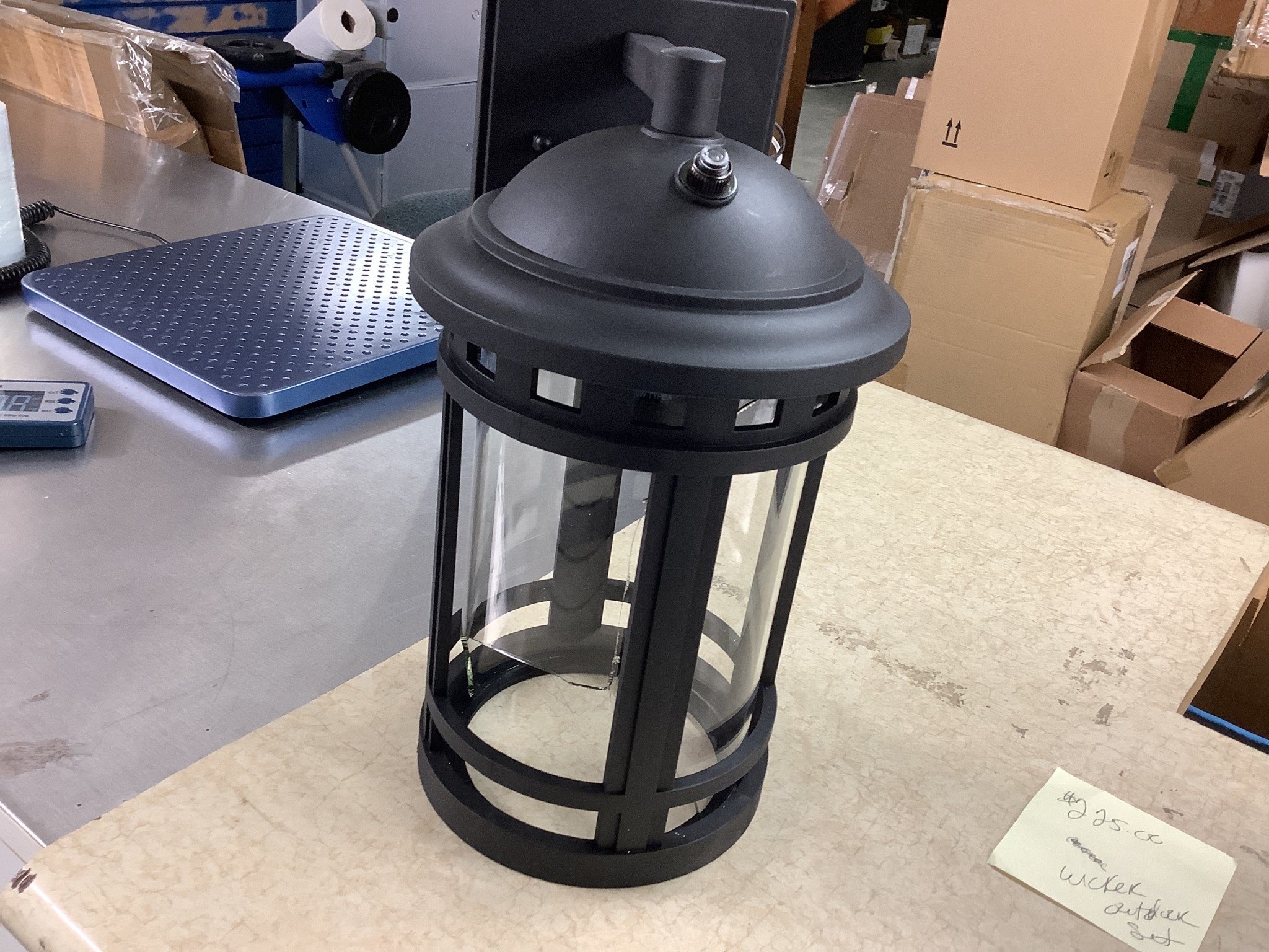 Harbor Breeze Outdoor Wall Lantern (Clear Plastic) (Broken Plastic