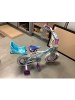 Huffy Disney Frozen 12 inch Girls Bike with Doll Carrier by Huffy
