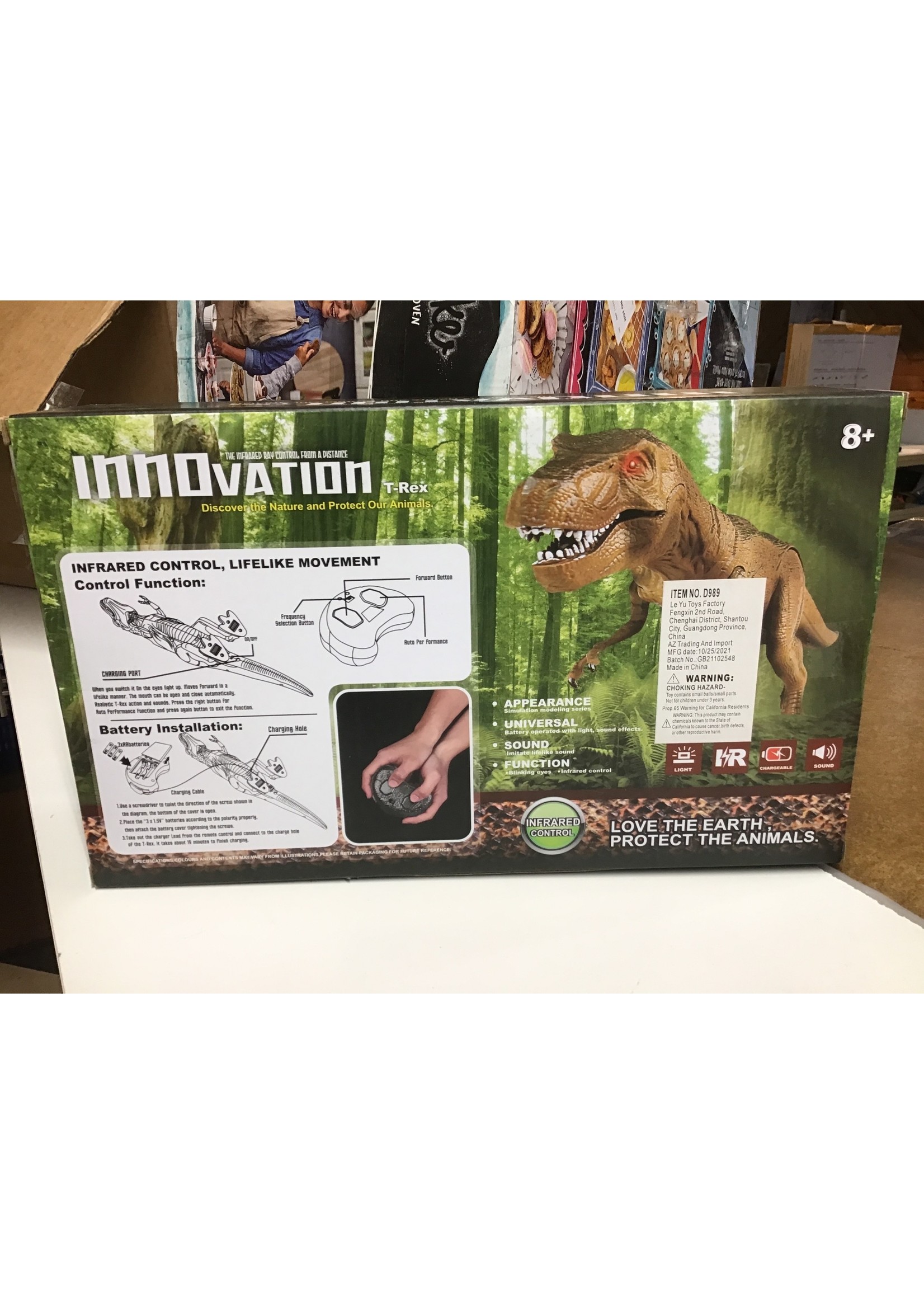 Innovation T-Rex Dinosaur Toy Infrared Control