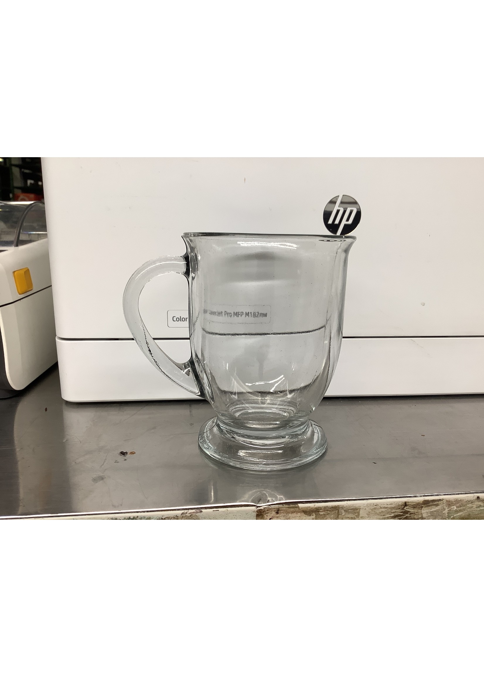 Anchor Hocking Clear Glass Café 16 Ounce Mug Set, 4 Piece Set 
