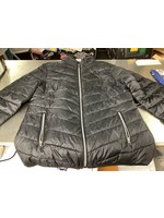 Big Chill Womens Short Packable Puffer Jacket Medium - Black