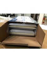 *Open Box* Art3d Peel and Stick Headboard for Twin in Grey, Pack of 4 Panels Sized 9.84 x 23.62, 3D Wall Panel,