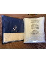 Phantoscope Bronzing Gold Foil Printed Cut Pile Velvet with Gilding Metallic Shiny Decorative Throw 18”x18”