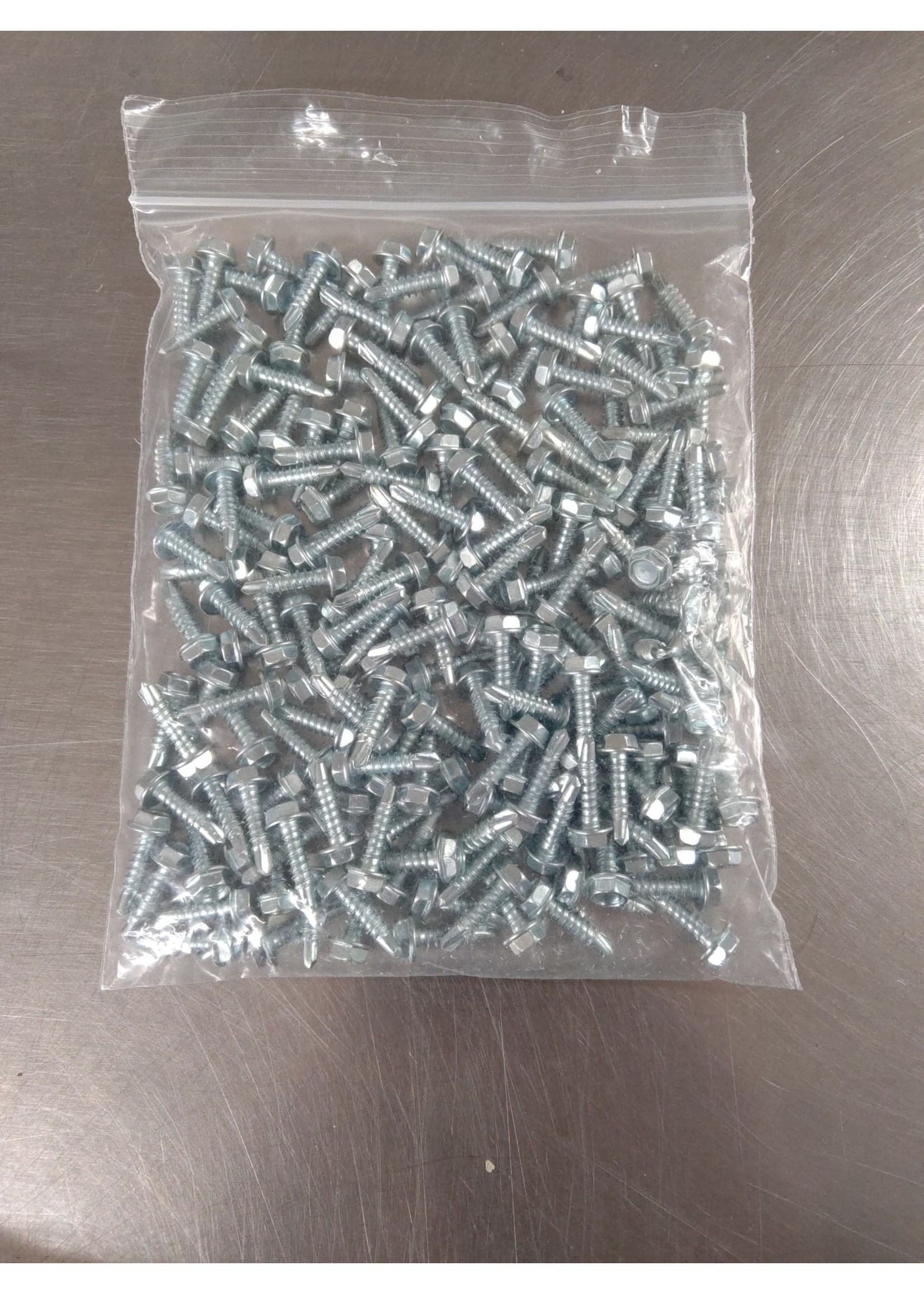 #8 x 5/8" Length Hex Head (1/4") Self Tapping Screw (100 Pack)