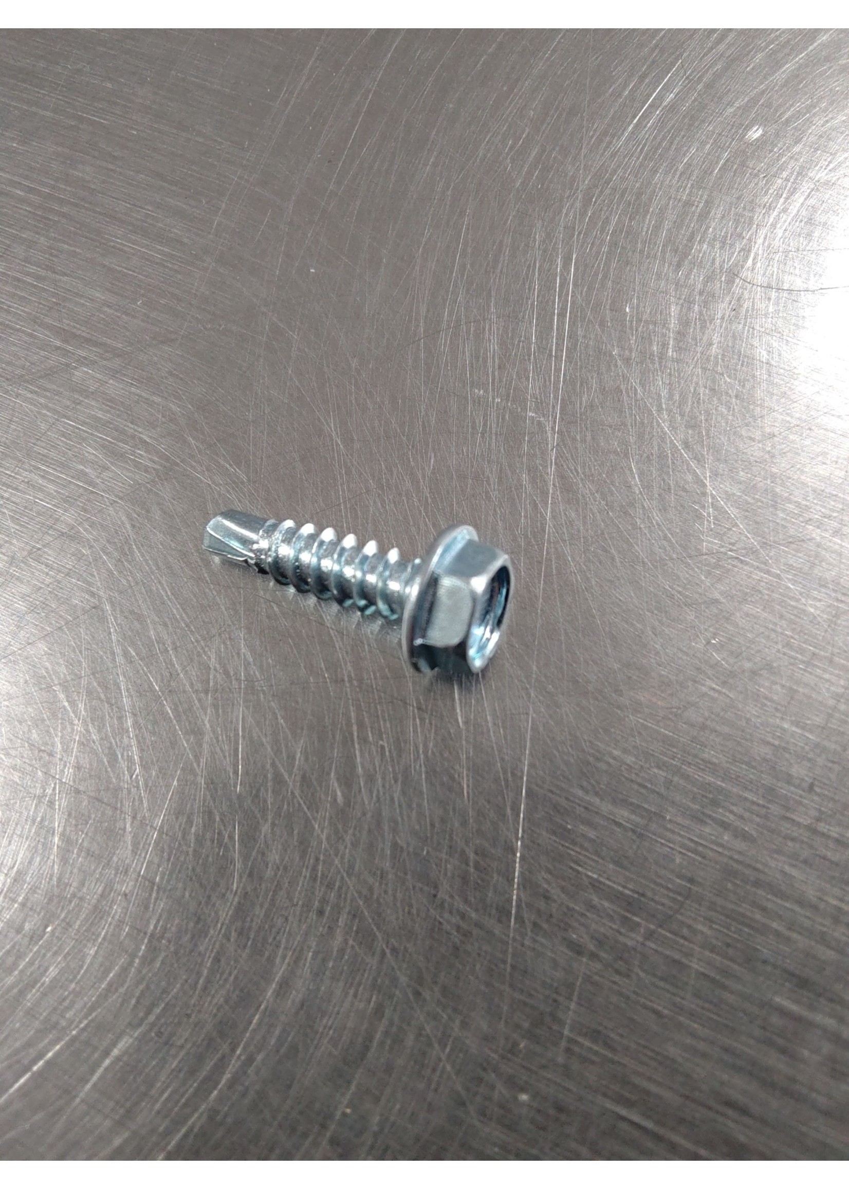 #8 x 5/8" Length Hex Head (1/4") Self Tapping Screw (100 Pack)