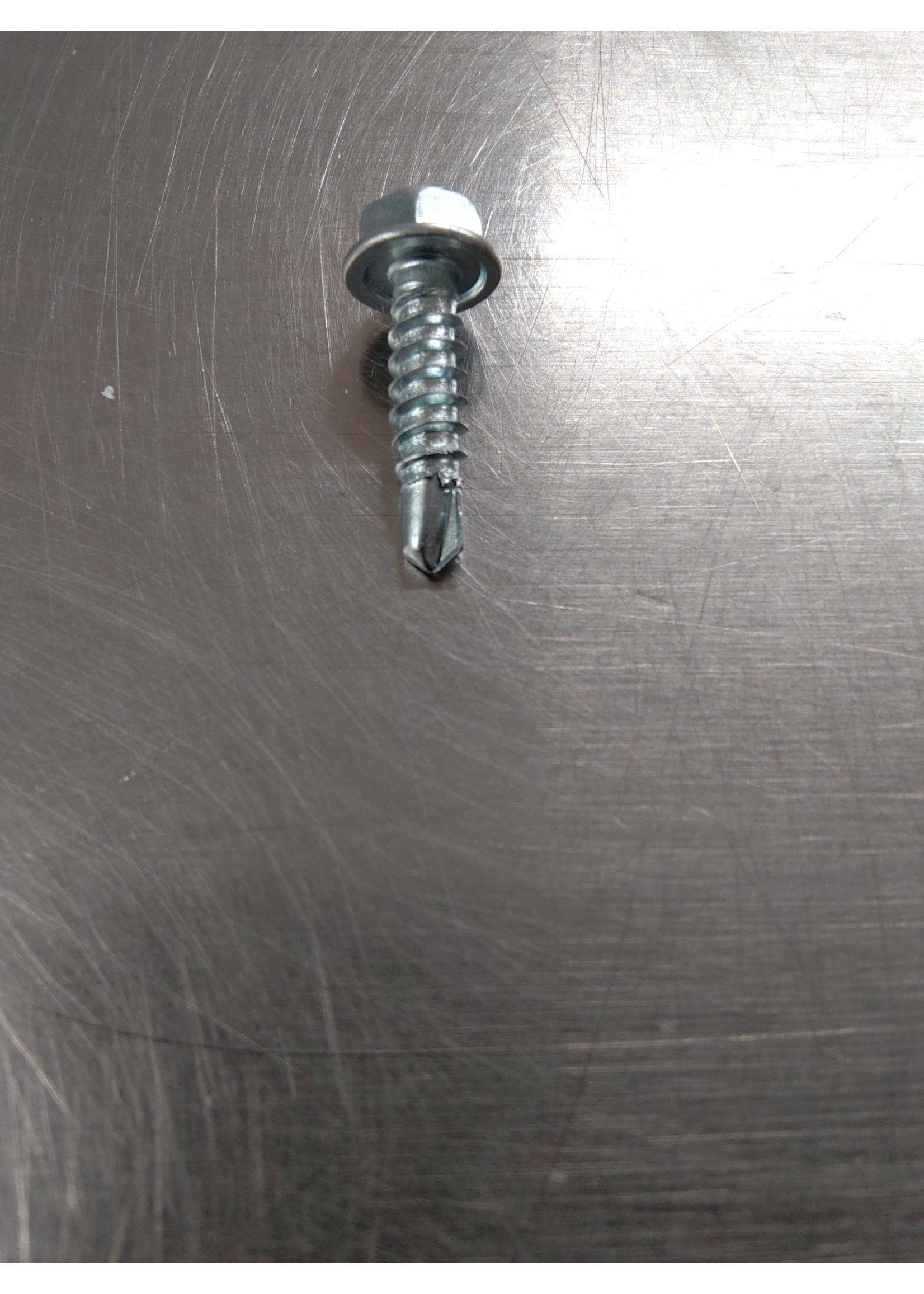 #8 x 5/8" Length Hex Head (1/4") Self Tapping Screw (100 Pack)