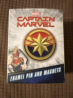 Captain Marvel Enamel Pin and Magnets
