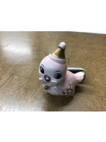 *chip on beak* Target Wondershop Vintage Style Pink Christmas Bird Ornament Ceramic 3"
