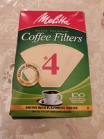 Melitta Melitta Natural Brown #4 Coffee Filter 100ct