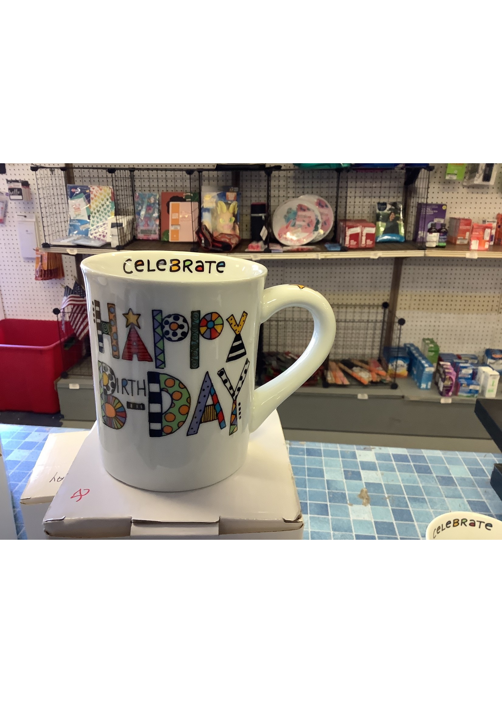 *No Box Happy Birthday 16oz Mug Coffee Cup