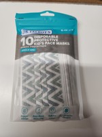 Dr. Talbot's Disposable Kid's Face Masks Zig Zag 10ct