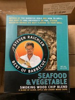 Steven Raichlen Best of BBQ- Seafood & Vegetable Smoking Wood Chip Blend 143cu in box
