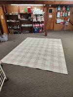 Some Dirt Spots GAP Home Distressed Plaid Indoor Area Rug, Blush, 8x10