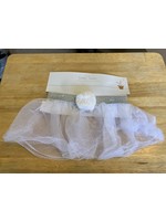 Baby White Tutu w/ bunny tail OSFM 0+