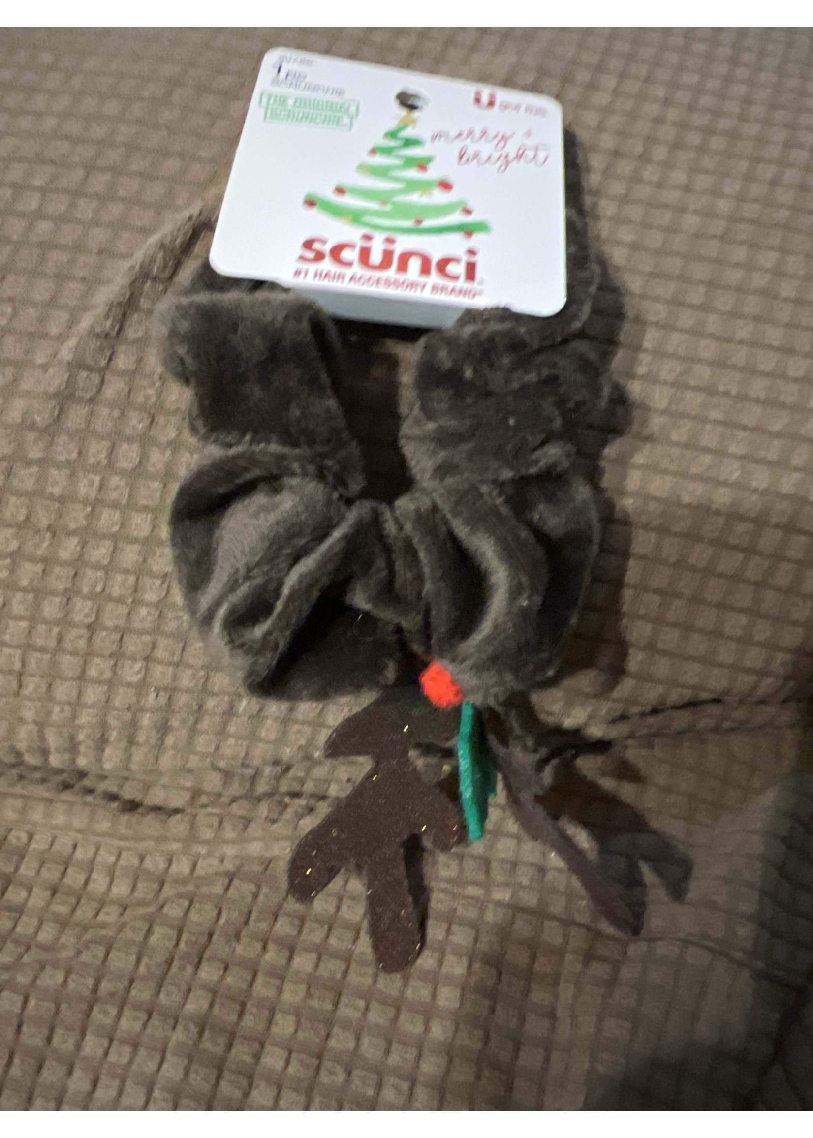 scunci reindeer 1pc scrunchie