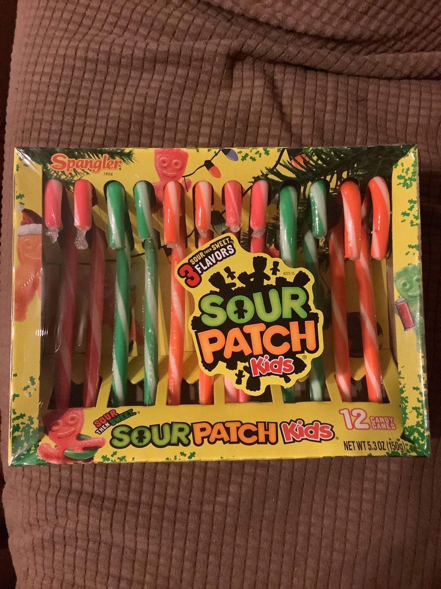 Sour Patch Kids 12ct candy canes 10/22 D3 Surplus Outlet