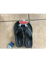 Okabashi Men,s Mariner Flip Flops sz ML 8.0 - 9.0 Black