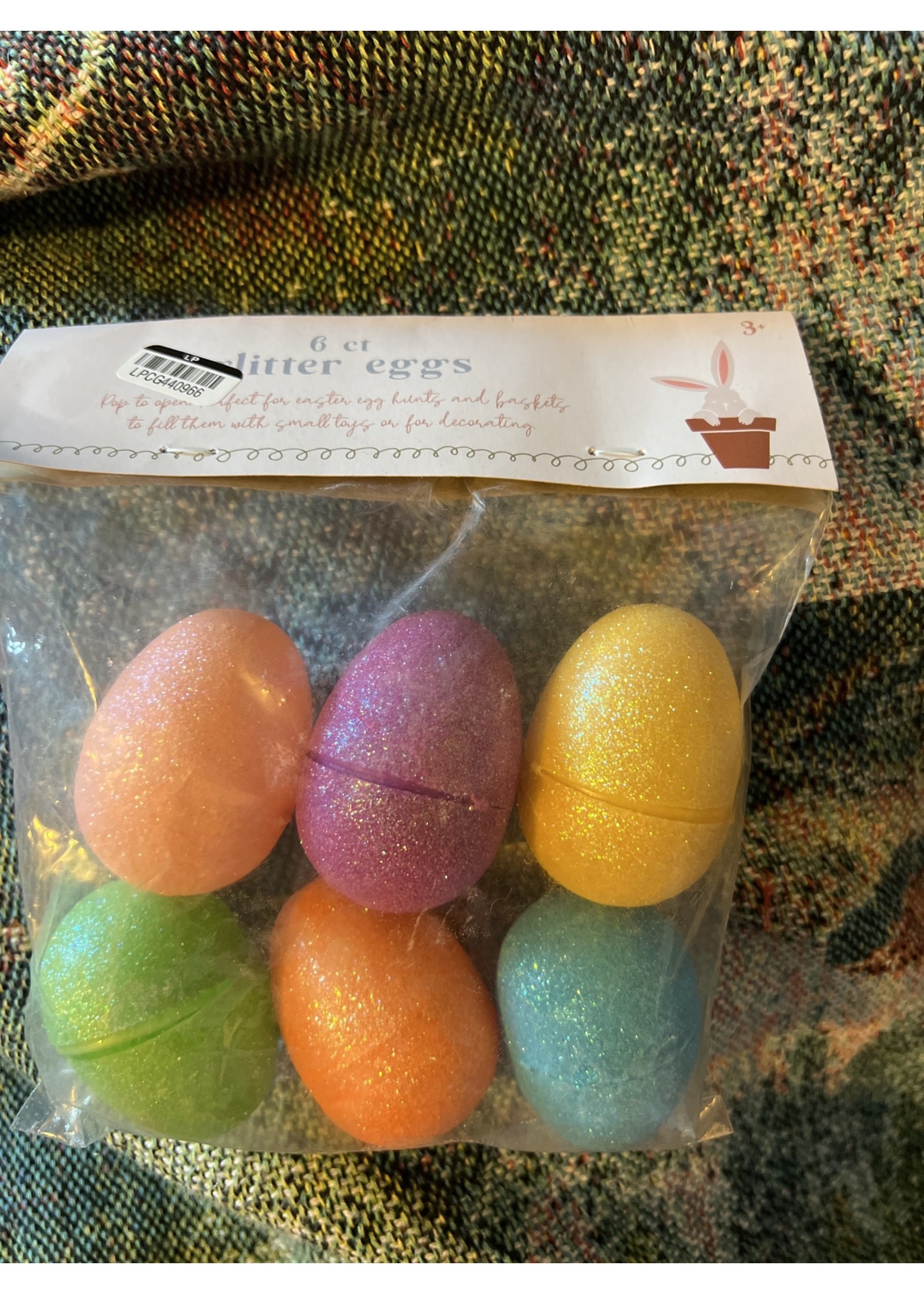 6ct Glitter Eggs