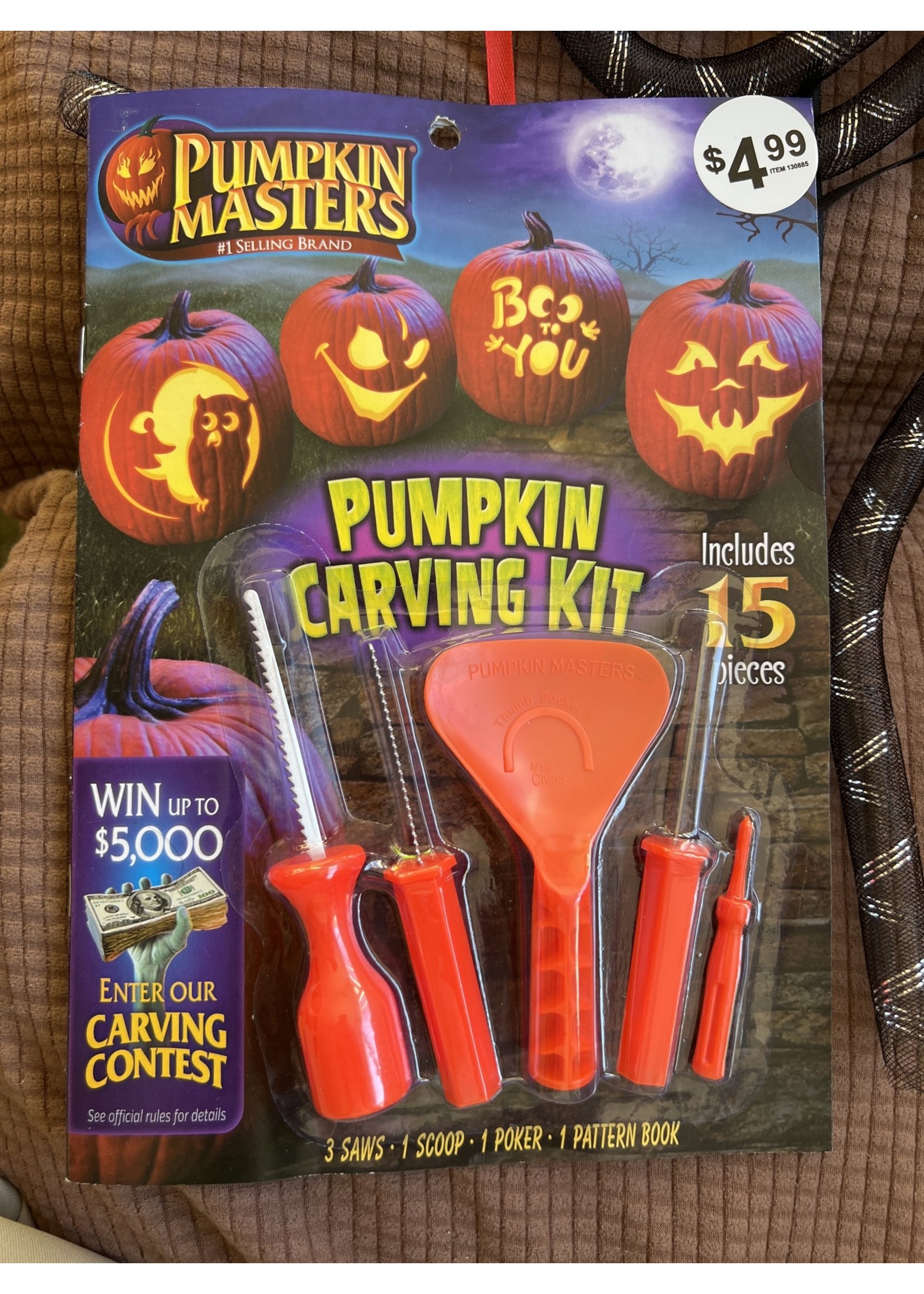Pumpkin Masters - small tools carving kit 15pc