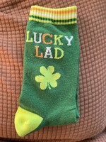 St. Patrick’s Green Lucky Lad Crew Socks