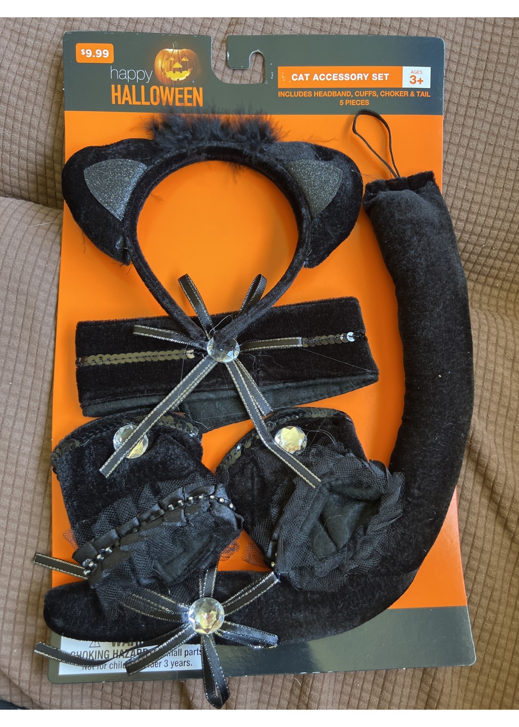 Halloween Cat Accessory Kit 5pc 3+