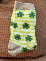 St. Patrick’s Green Shamrocks Crew Socks