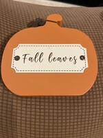 Fall Leaves Pumpkin Table Decor