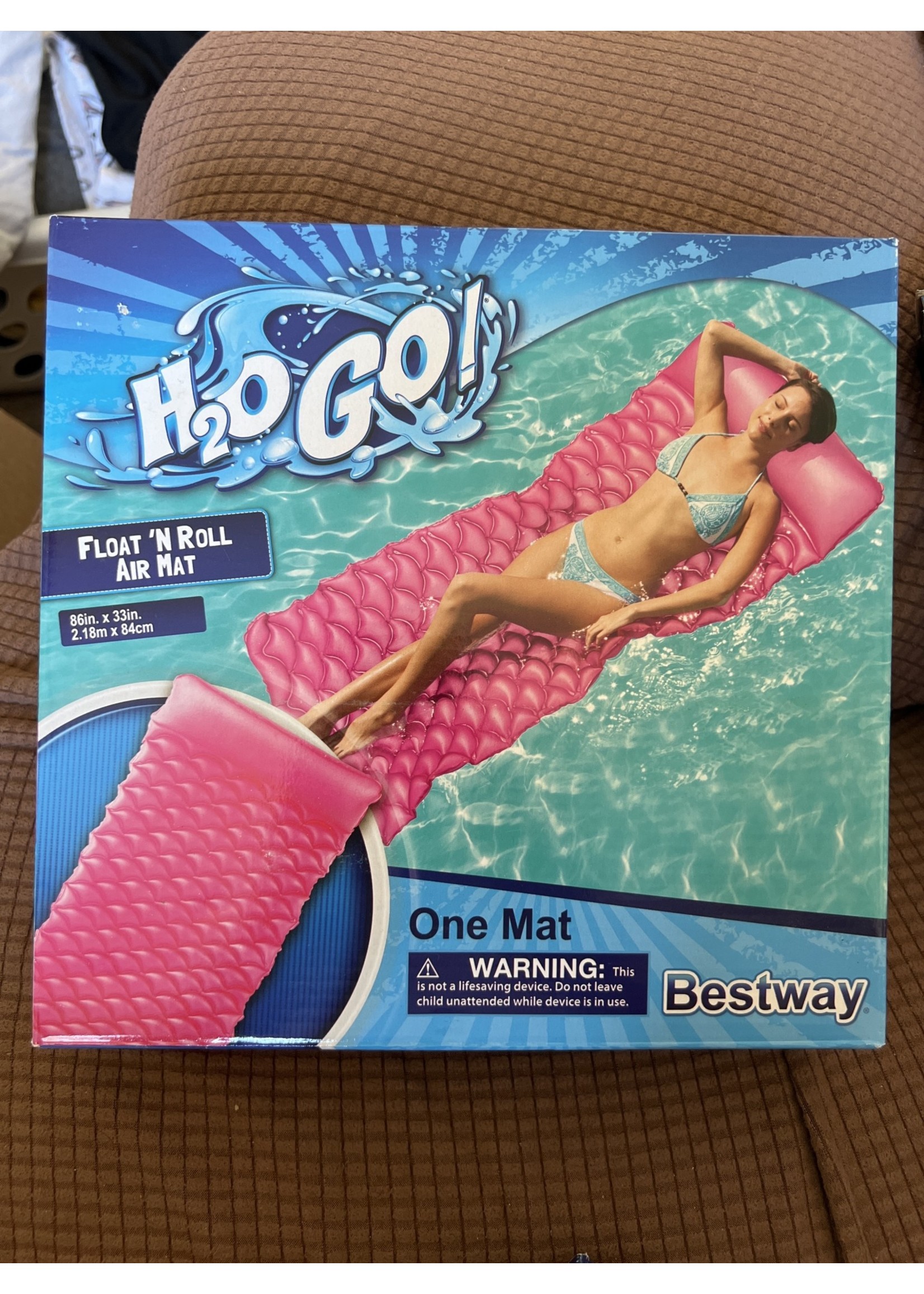 Bestway H2O Go Float & Roll Air Mat pink