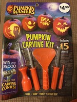 Pumpkin Masters - small tools carving kit 15pc