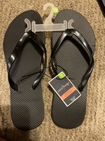 WestLoop women’s flip flops size M 7/8 black