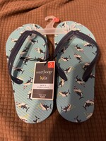 West Loop Boy’s Flip Flops S 13/1 Blue Sharks