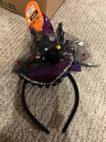 Halloween Purple Witch’s Hat Headband