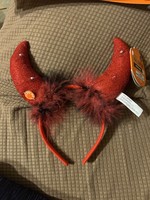 Happy Halloween Devil Headband light up