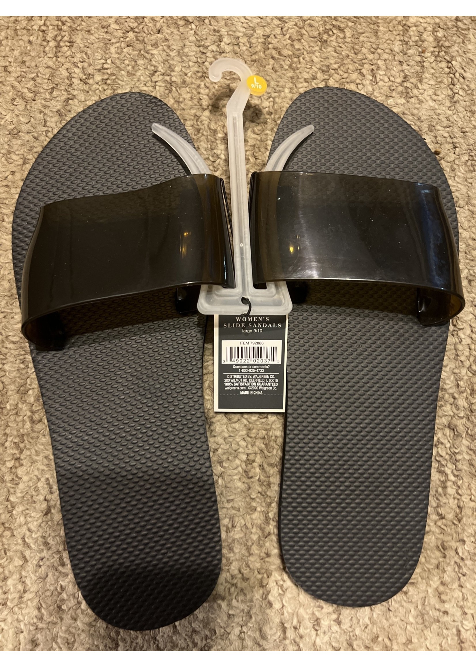 West loop Women’s Slide Sandals black L (9/10)