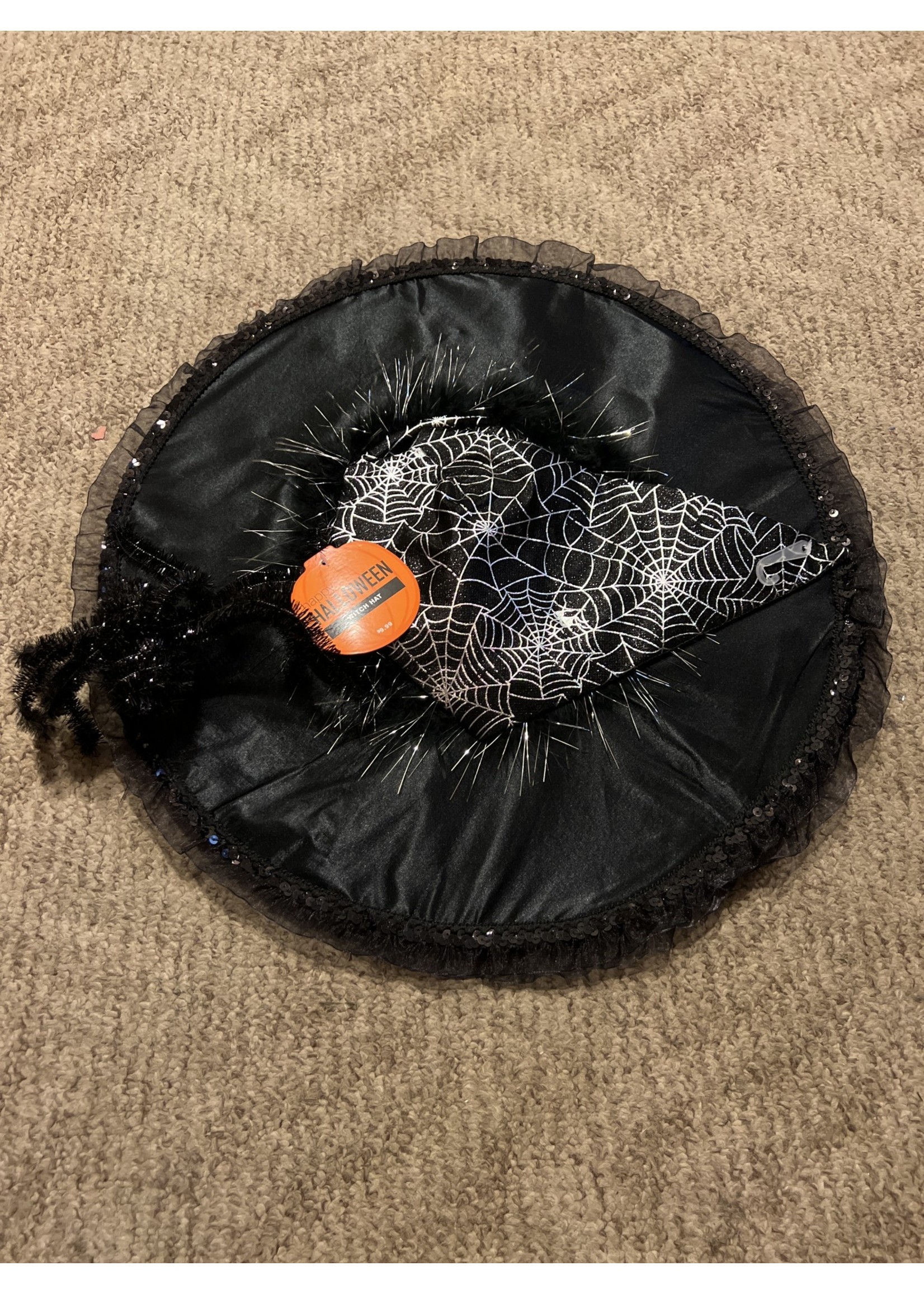 Happy Halloween Witch’s Hat spiders