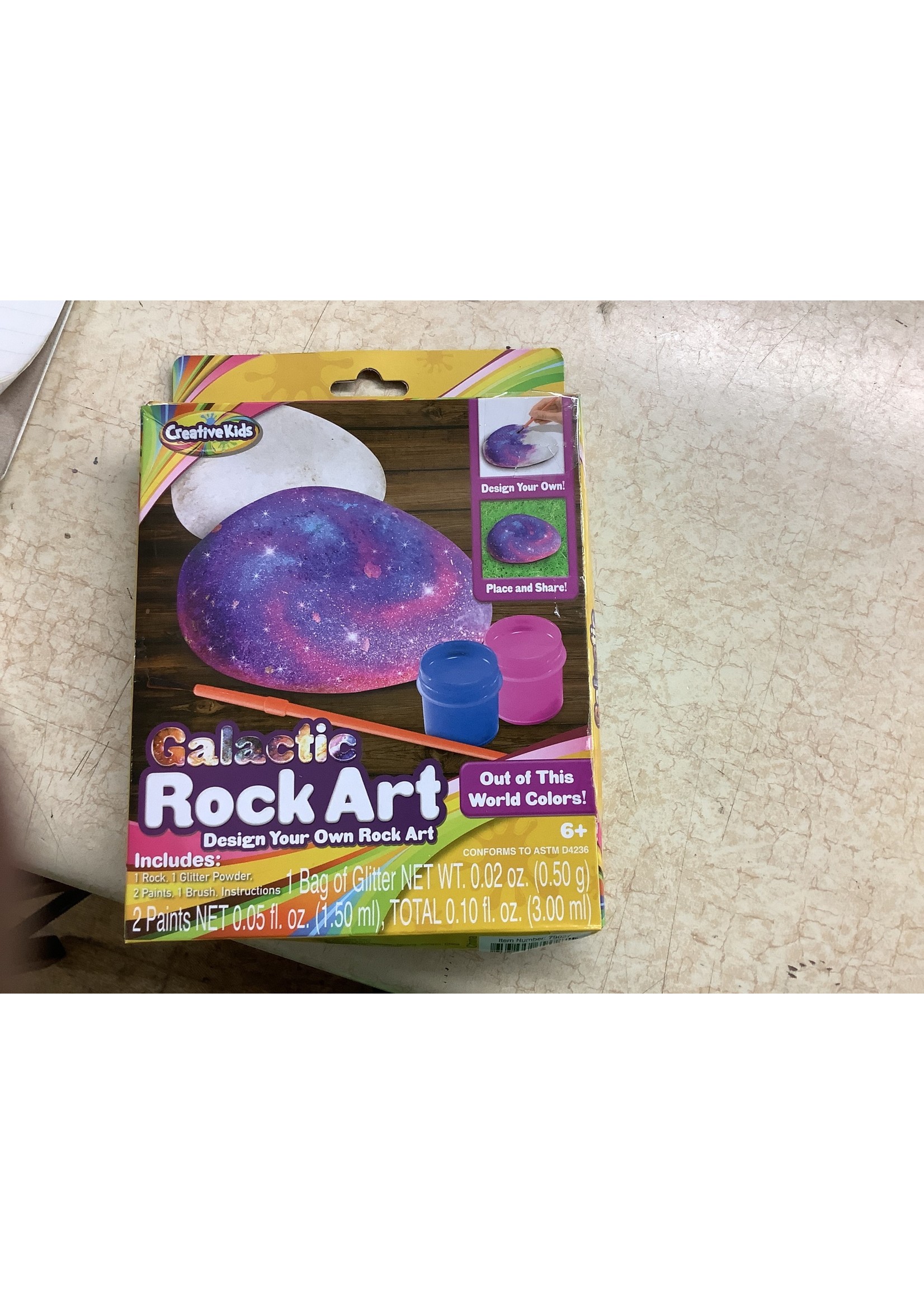 *Damaged Box Creative Kids Galactic Rock Art