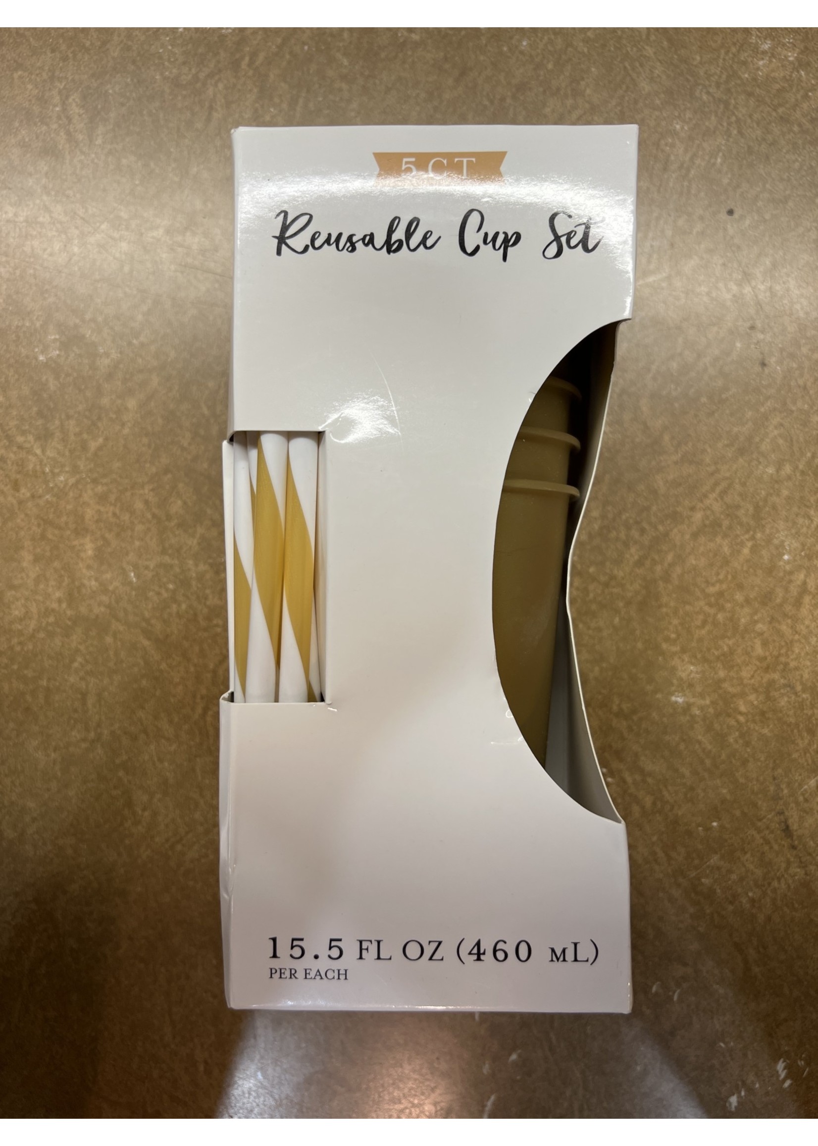 5 ct Reusable Cup Set