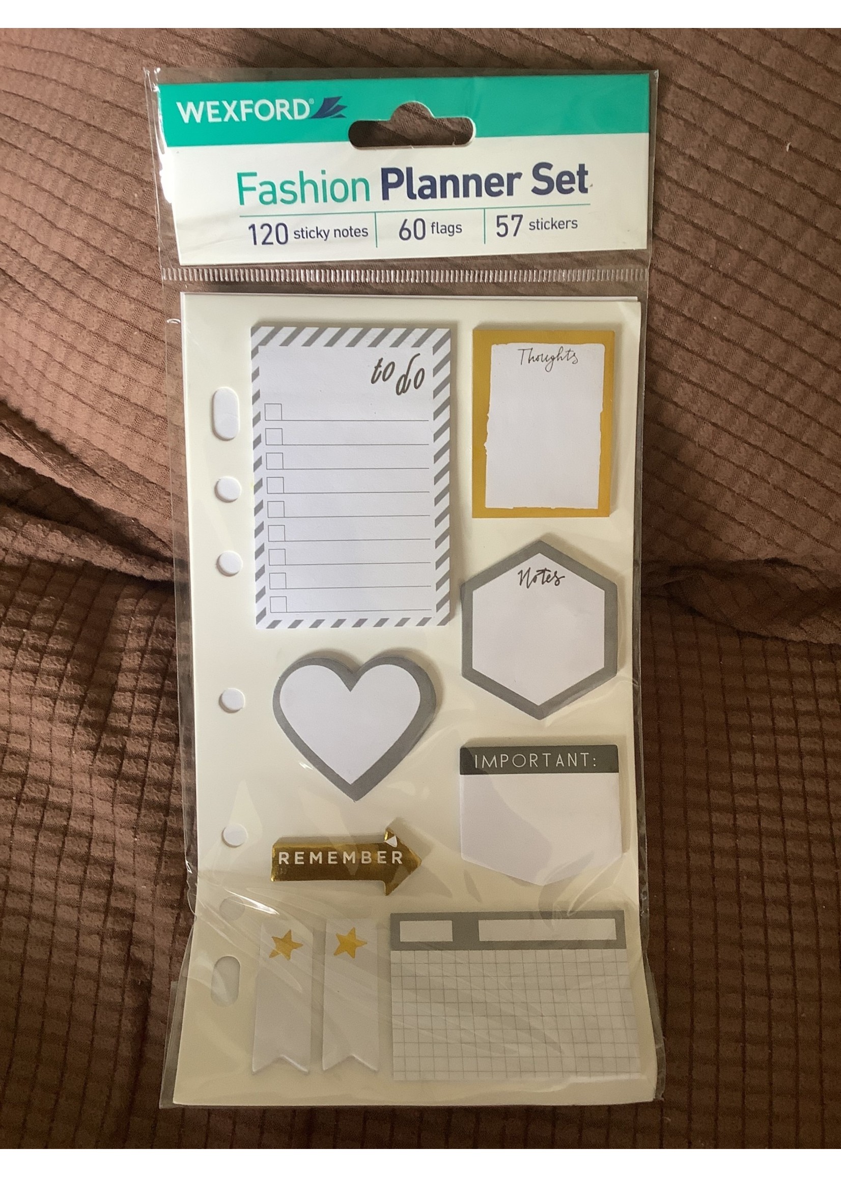 *Bent packaging- Wexford Fashion Planner Set