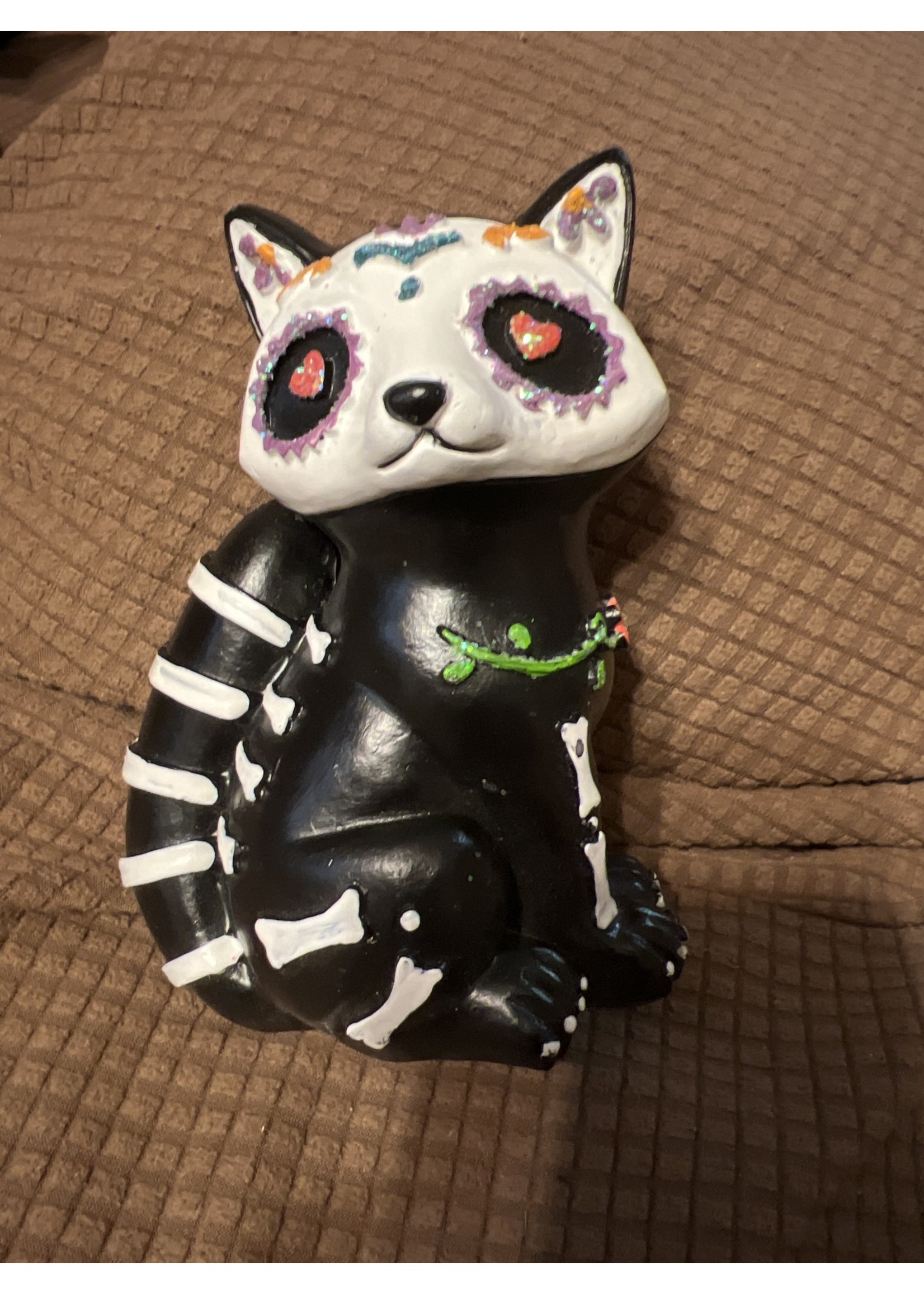 Day of the Dead Raccoon Tabletop Decor
