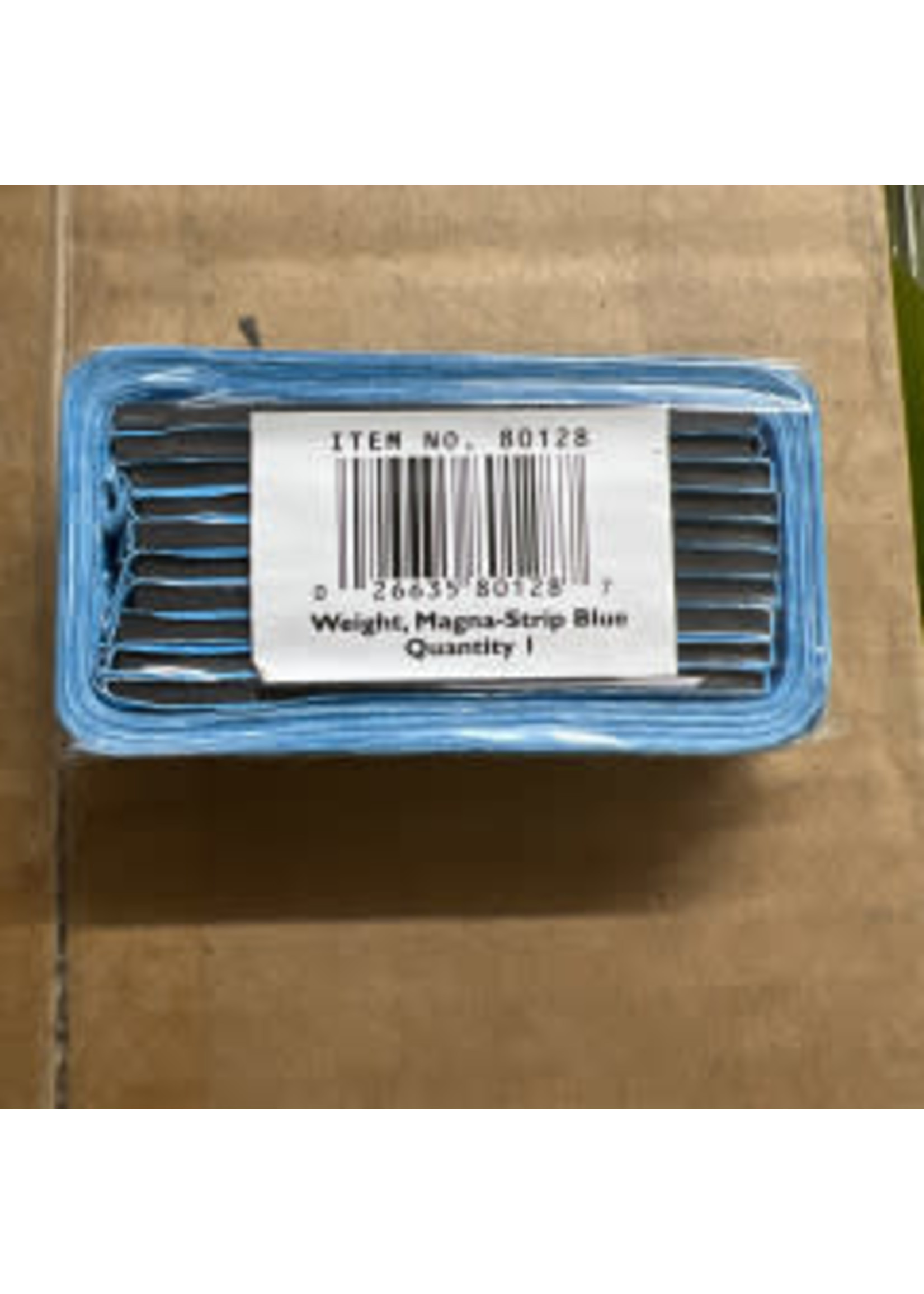 Box of 50 packs Magna-Strip Weight for balloons 10g Blue (10 per pack)