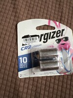 Open package- Energizer CR2 batteries