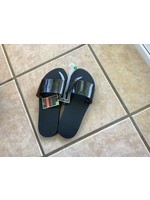 West Loop Women’s Slide Sandals M 7/8 black