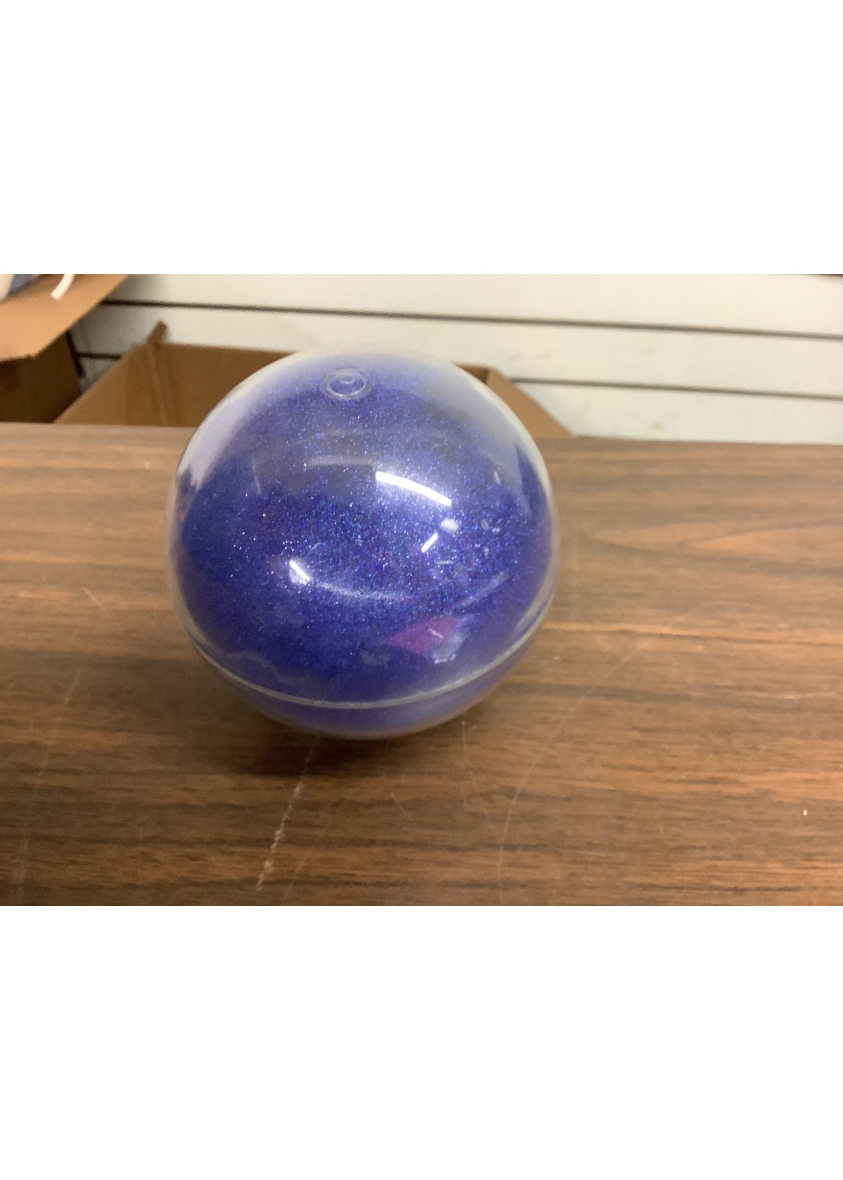 Small glittery Blue Bouncy Ball