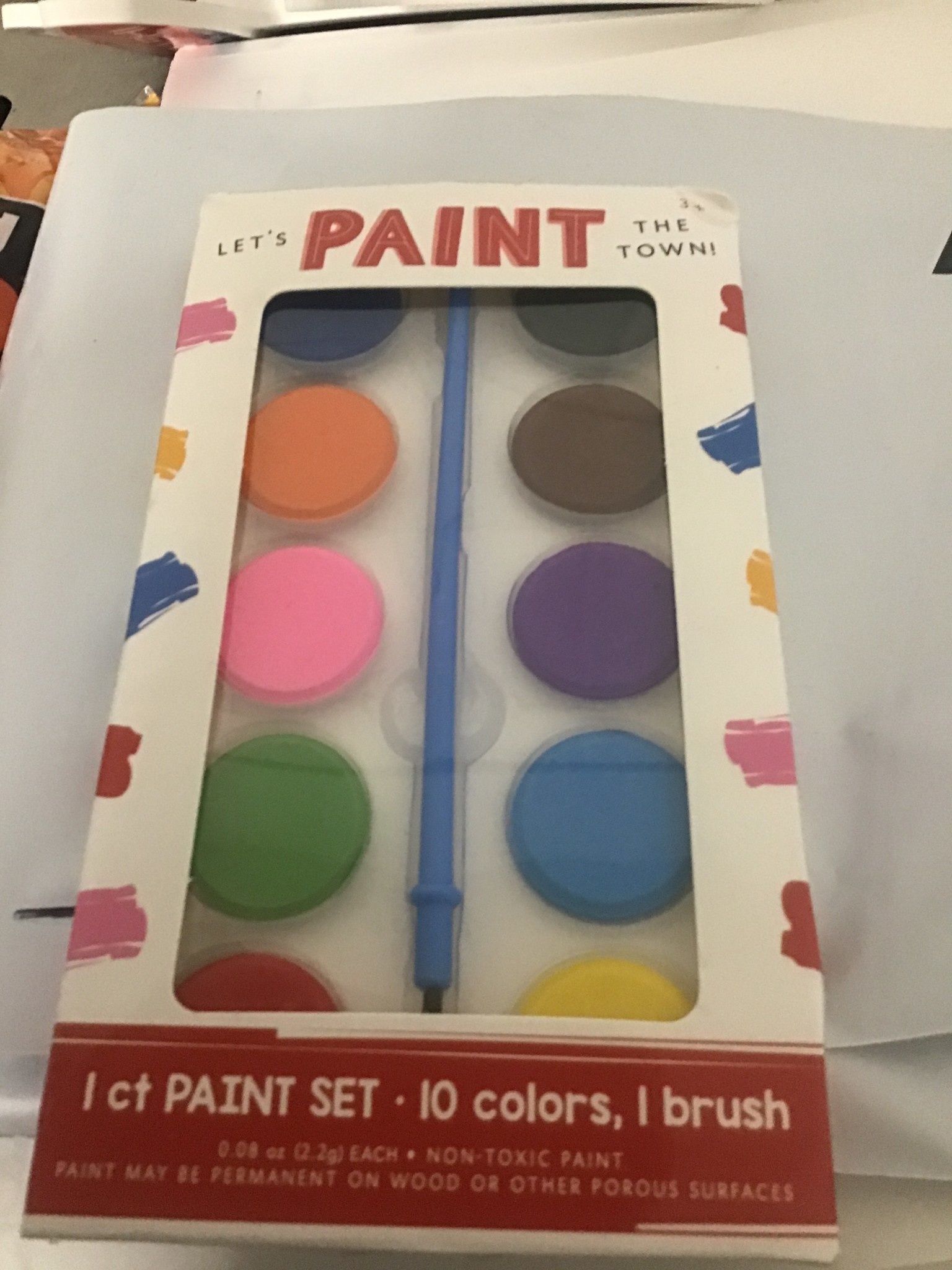 Let's Paint The Town 10 Piece Paint Set D3 Surplus Outlet