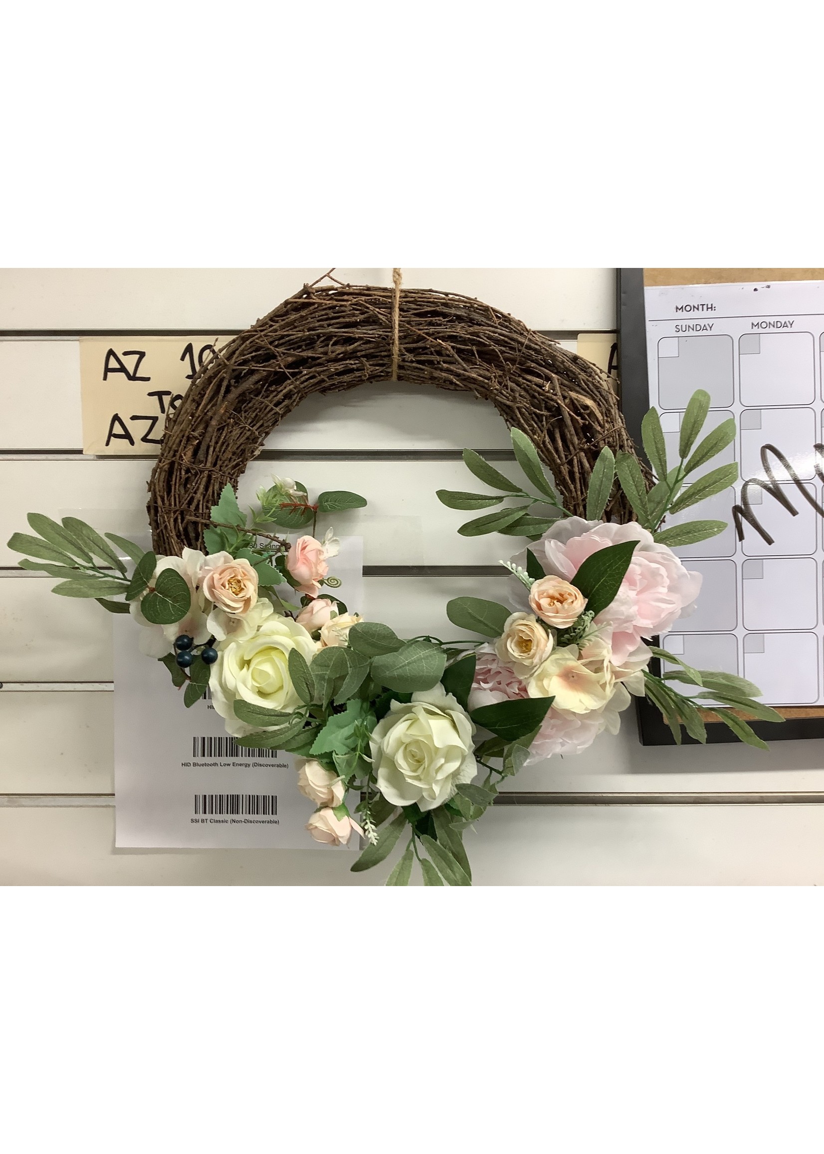 National Tree Company 18" Artificial Hanging Wreath, Easter Collection