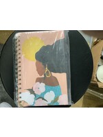 Ruled Journal 5.5"x8.5" Girl In Bloom - Be Rooted x Melissa Koby